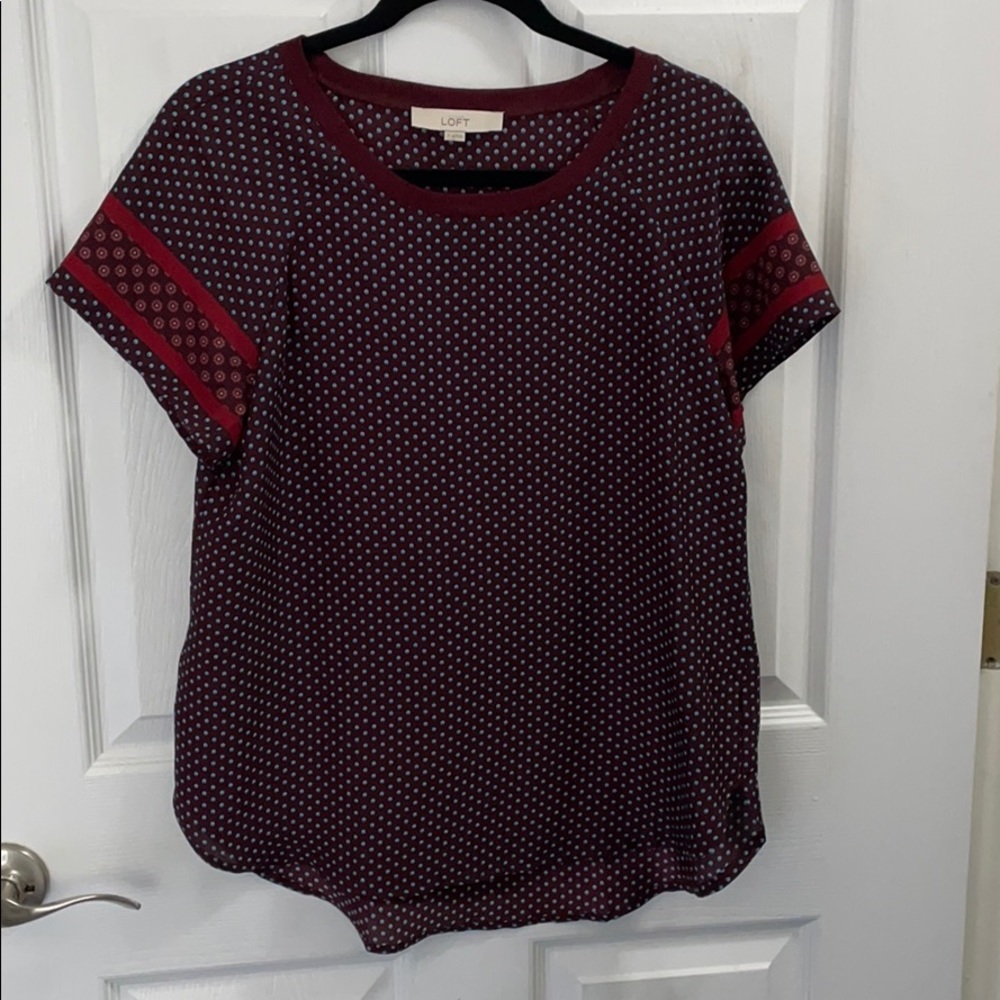 Loft patterned top